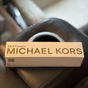 Michael Kors Gold and Clear Perfume Bottle